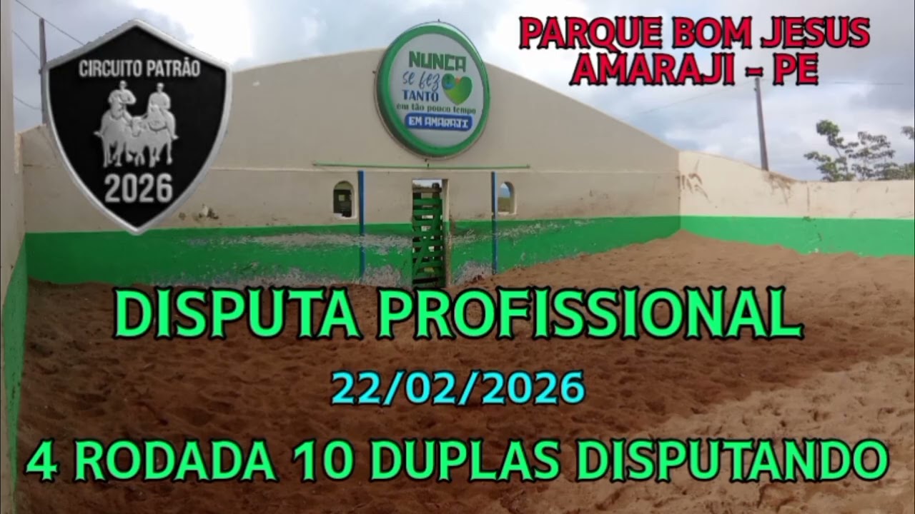 DISPUTA PROFISSIONAL | PARQUE BOM JESUS 2026  (AMARAJI - PE)
