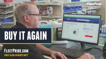 How to Reorder Truck Parts Fast with FleetPride’s "Buy It Again" Tool