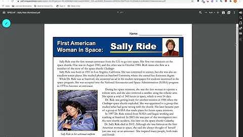 How to use Snap & Read with PDF worksheets