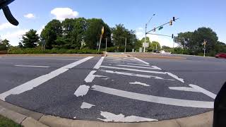 BWI bicycle trail loop, time elapse video, counterclockwise