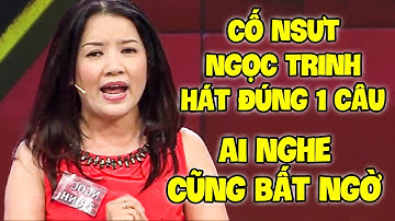 Cố NSƯT NGỌC TRINH chỉ HÁT ĐÚNG 1 CÂU khiến AI NGHE CŨNG BẤT NGỜ vì HAY