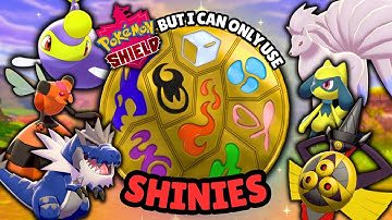 Pokemon Shield but I can only use SHINIES
