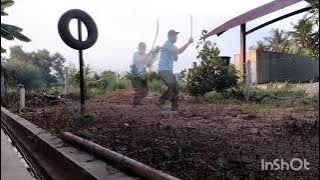 Malay Sword Training - Pedang Buaya Berenang