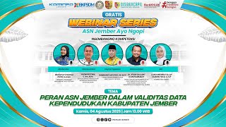 WEBINAR SERIES ASN JEMBER AYO NGOPI