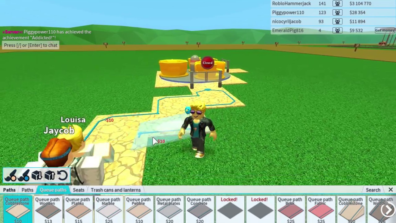 Roblox Theme Park Tycoon Tutorial How To Make A Queue Youtube - roblox theme park tycoon 2 queue full