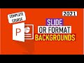 Slide Or Format Backgrounds || PowerPoint ||