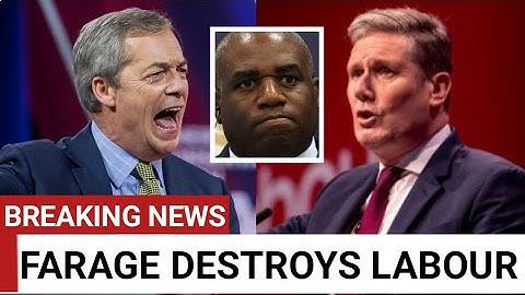 “Farage RIPS INTO Starmer and Lammy, Labour ERUPTS at PMQs.”