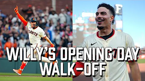 Willy Adames Walks Off in First Game at Oracle Park as a Giant | San Francisco Giants Highlights