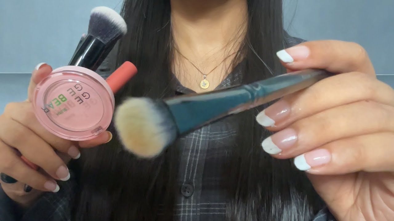 LOFI ASMR Doing Your Makeup Directly on Camera 💄 (Personal Attention ...