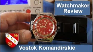 Vostok Komandirskie (2416b)  Watchmaker Review