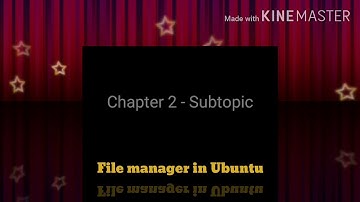 Class 5-Chapter 2- topic- File manager