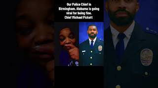 Michael Pickett,  Police Chief in Birmingham Alabama is going viral for his good looks.  #police