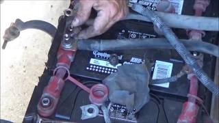 How to test and change big truck batteries