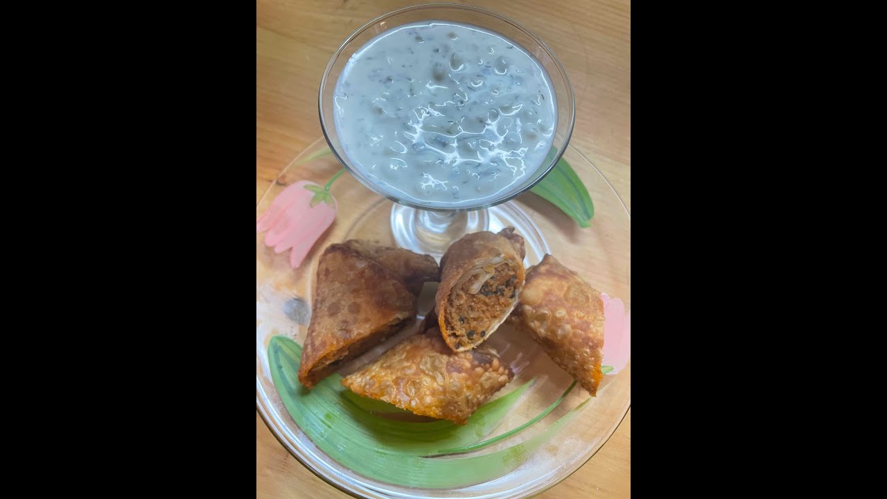 GYRO EGG ROLLS WITH TZATZIKI DIPPING SAUCE YouTube