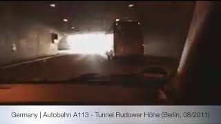 Germany Berlin 2011 08 A113 Autobahntunnel Rudower Höhe