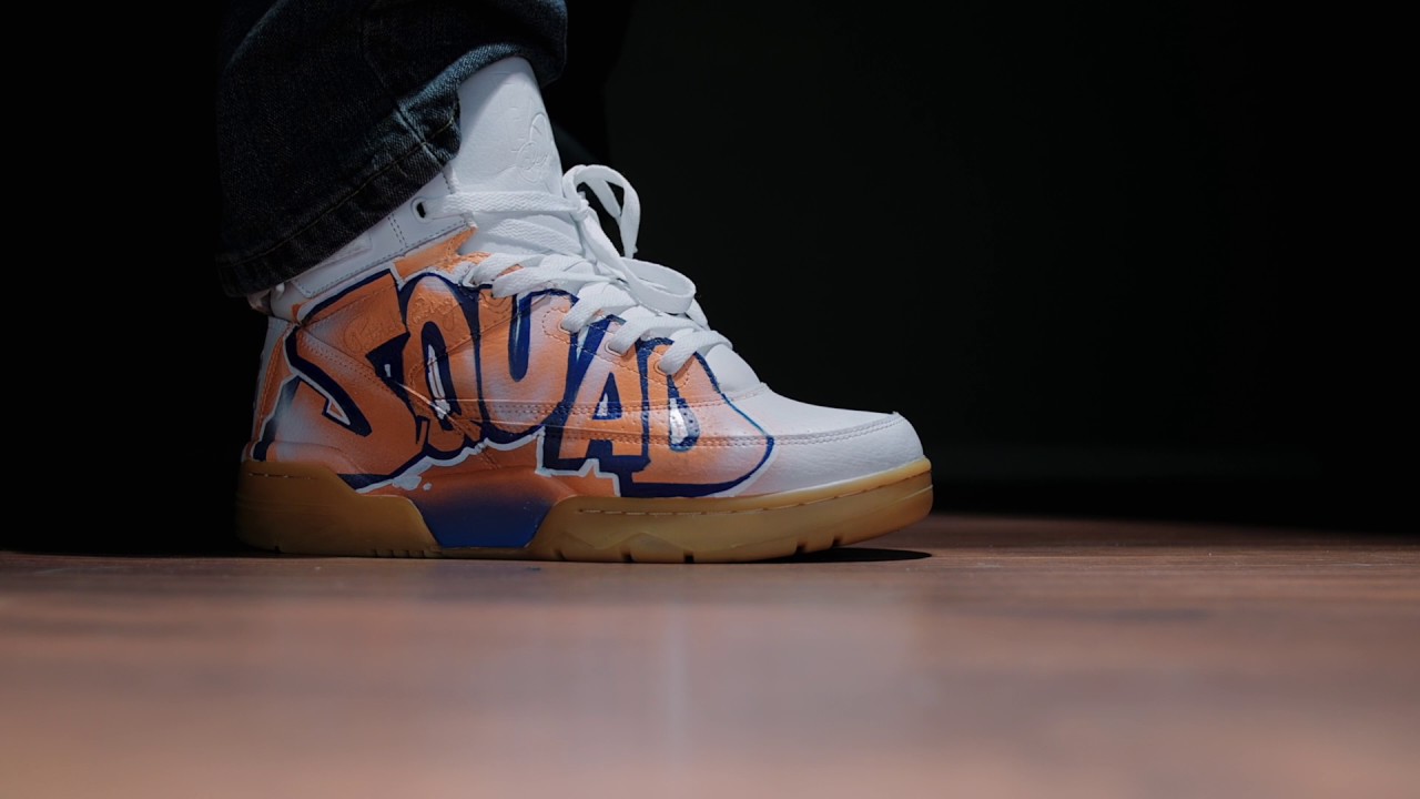 Ewing Squad 33 Custom Sneakers - YouTube