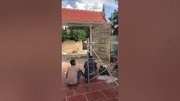 Cổng nhôm đúc dùng mô tơ âm sàn