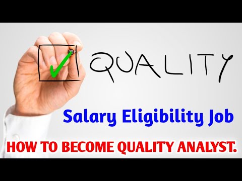 How to become quality QUALITY ANALYST Quality analyst kaise bane quality analyst salary