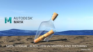 Seashore Beach View Model UV Mapping and Texturing | Maya