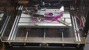 Desktop CNC Engraving Aluminum, FoxAlien 3018-SE V2 first cuts