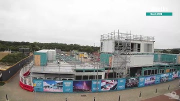 Time-lapse video of Sunderland seafront Stack development | Construction Camera