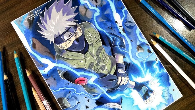 Drawing Kakashi Hatake Unmasked From Naruto by Anim3Lov3r