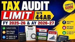 Itr - 3 When Tax Audit Is Mandatory U/S 44Ab? Business & Professional Tax Audit Rules Fy 2025 - 26