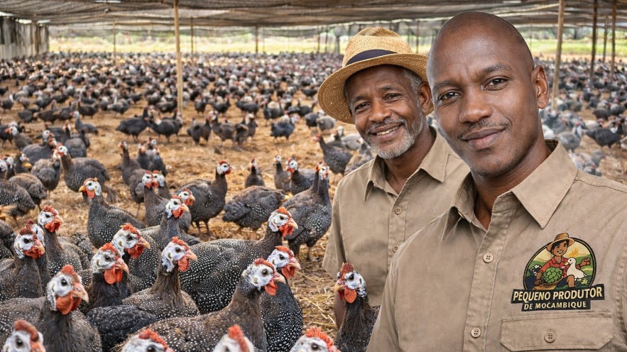 🇲🇿 Visitámos a Maior Criação de Galinhas do Mato em Moçambique! | Galinha, Patos, Ganso e Avestruzes