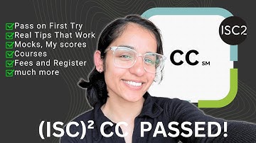 How I Passed the (ISC)² Certified in Cybersecurity (CC) Exam on My First Try |How to Pass Fast Guide