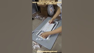 New vanity mirror, diy vanity mirror with lights and touch sensor switch with  MAX 96W LED driver✨