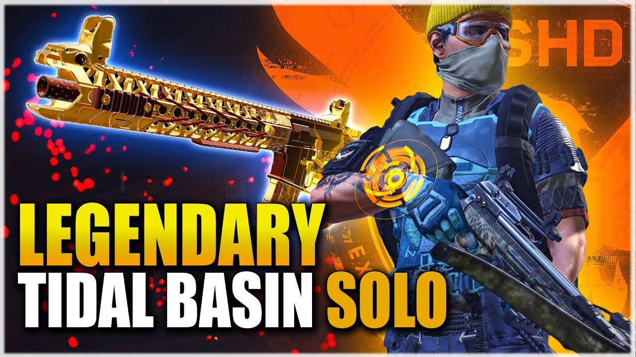 I can't Believe this... SOLO LEGENDARY TIDAL BASIN in The Division 2