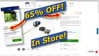 More Lowes 50% OFF Tool Deals NOT On Web Site! Kobalt, Craftsman 2020 screenshot 4