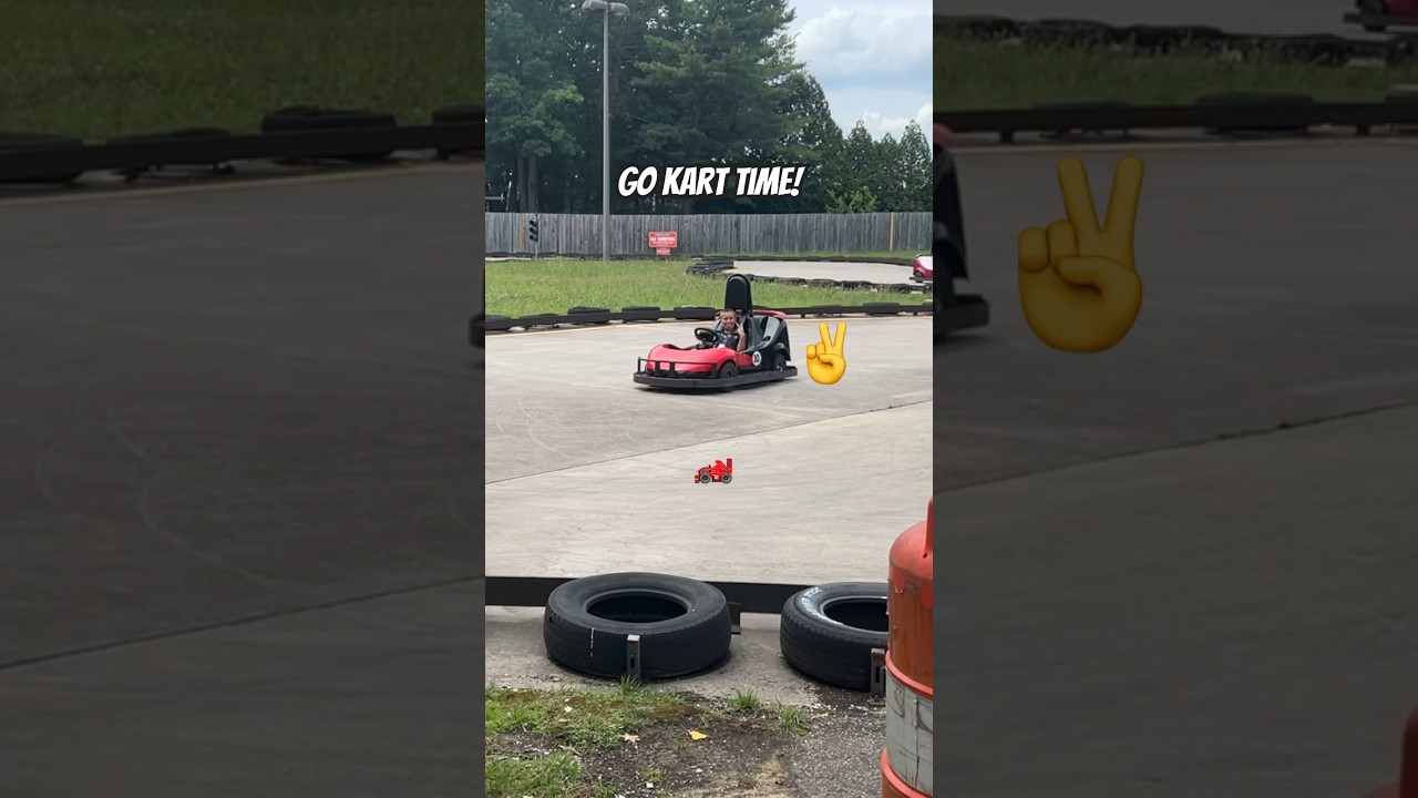 Racing my friends at Six Flags Great Adventure! Go Karts! 