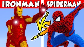 IRONMAN vs SPIDERMAN - PvZ vs Minecraft vs Smash