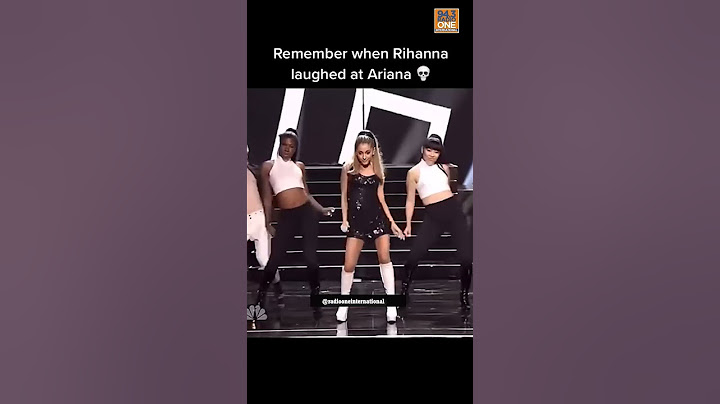 When Rihanna Laughed At Ariana #shorts
