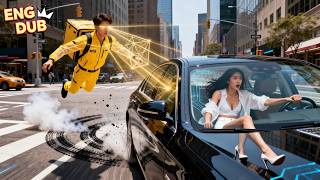 CEO hits delivery guy! Unaware he has X-ray vision! She chases him to start his reversal!