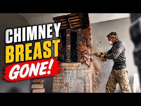Taking down a chimney breast up stairs 