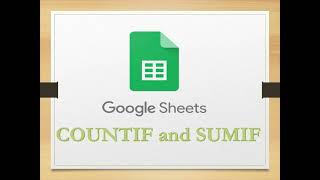 COUNTIF vs COUNTIFS and SUMIF vs SUMIFS by Googlesheet with MAHI 640 views 3 months ago 15 minutes