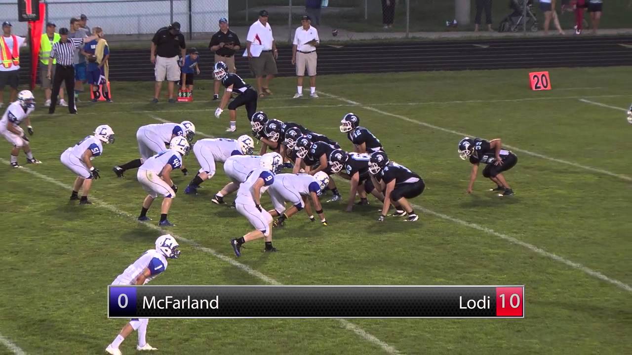 McFarland High School Football vs Lodi 8/23/14 YouTube