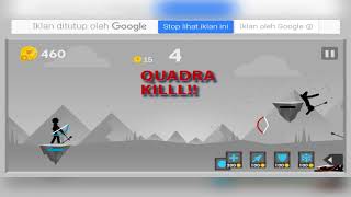 Pertempuran Manusia Stick - Stickman Archer Fight Gameplay Android Indonesia screenshot 4