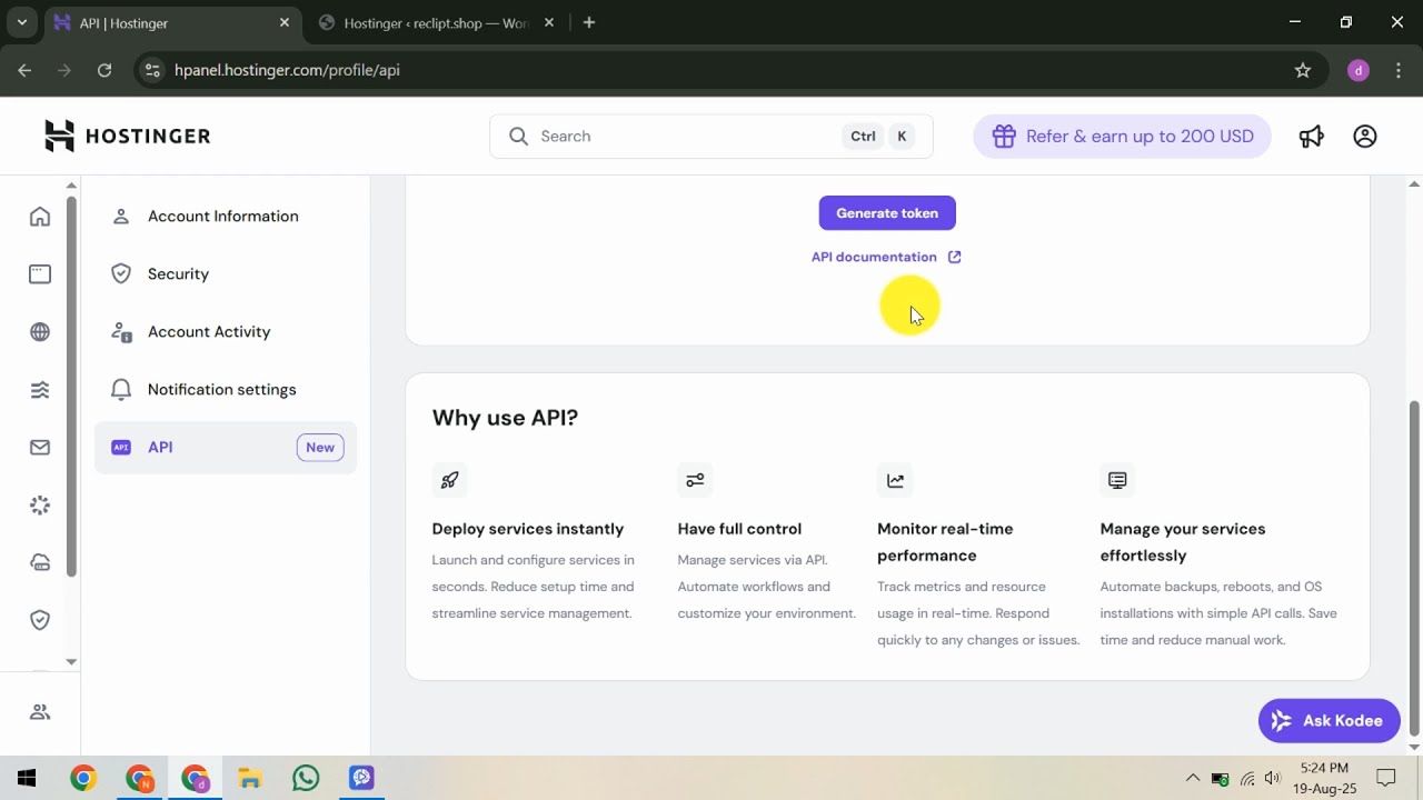 Hostinger Brave Api How To Fix API Connection Issues in Hostinger - YouTube