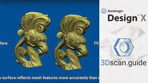 Geomagic Design X, video 3. Reverse engineering of Organic forms. 3D scan processing.