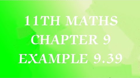 TN 11TH MATHS/CHAPTER 9/EXAMPLE 9.39/LIMITS AND CONTINUITY (@MATHSSTUDENT )