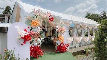 Cổng hoa | tone Da - Trắng - Đỏ - Nâu - Cam - Lá