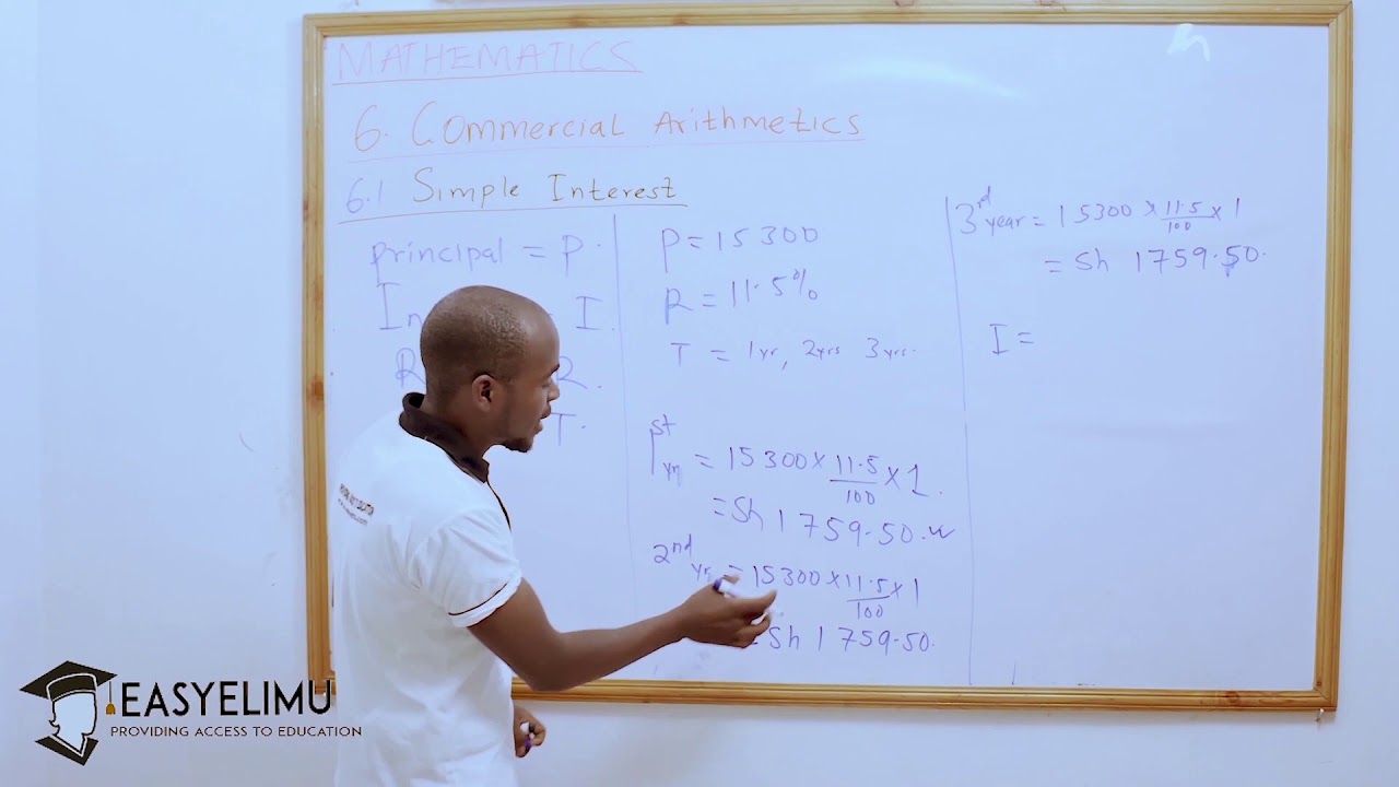Commercial Arithmetic - Form 3 Mathematics EasyElimu
