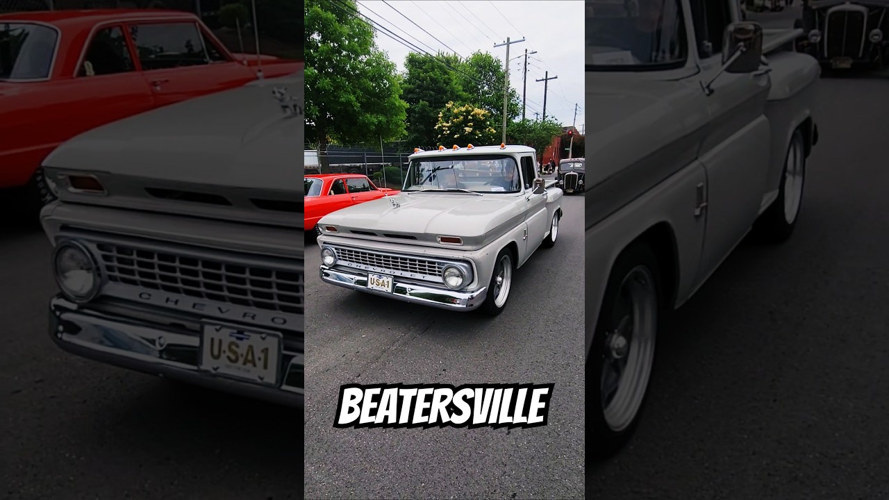 🇺🇸 1963 Chevy C10 Stepside Pickup Truck | Beatersville 2025 Rat Rod Car Show 