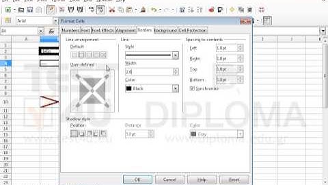 Apply the following border format to the active worksheet:  Cell B2: All four borders, with...