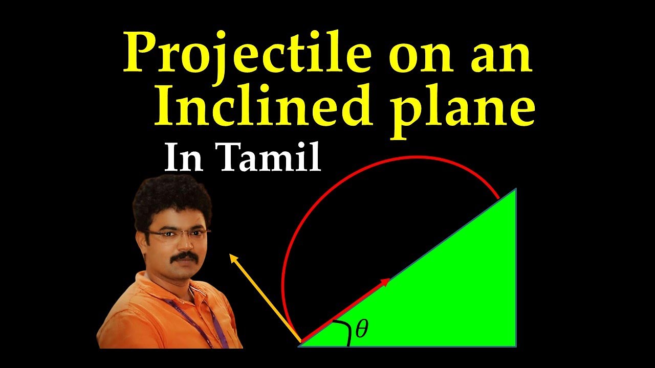 NEET//JEE//Projectile on an Incline//Motion in a plane//In Tamil