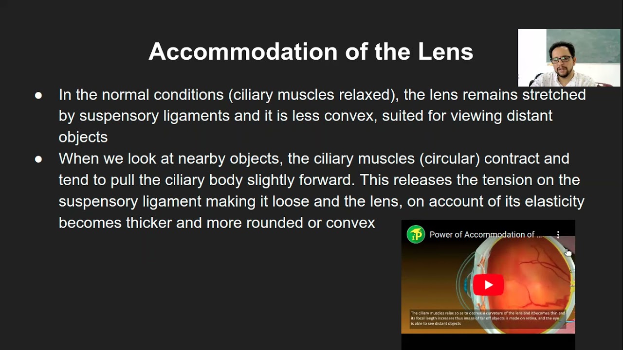 Sense Organ- Eye- 3- Function, Properties and Defects of Eye- ICSE Class 10 Biology- Sachin P