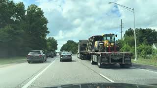 Drive I65 north Indianapolis to Whitestown, IN 4k